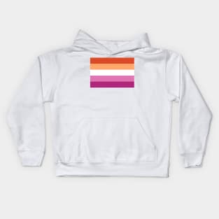 Lesbian Pride Flag Kids Hoodie